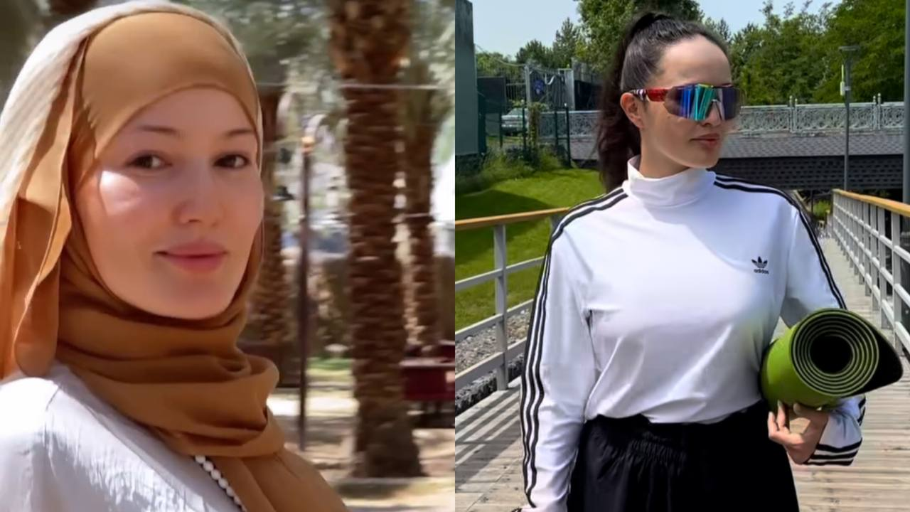 «Ажырасқан, хиджабын шешкен»: Кәмшат Жолдыбаева жаңа образымен ел талқысына түсті (ВИДЕО)