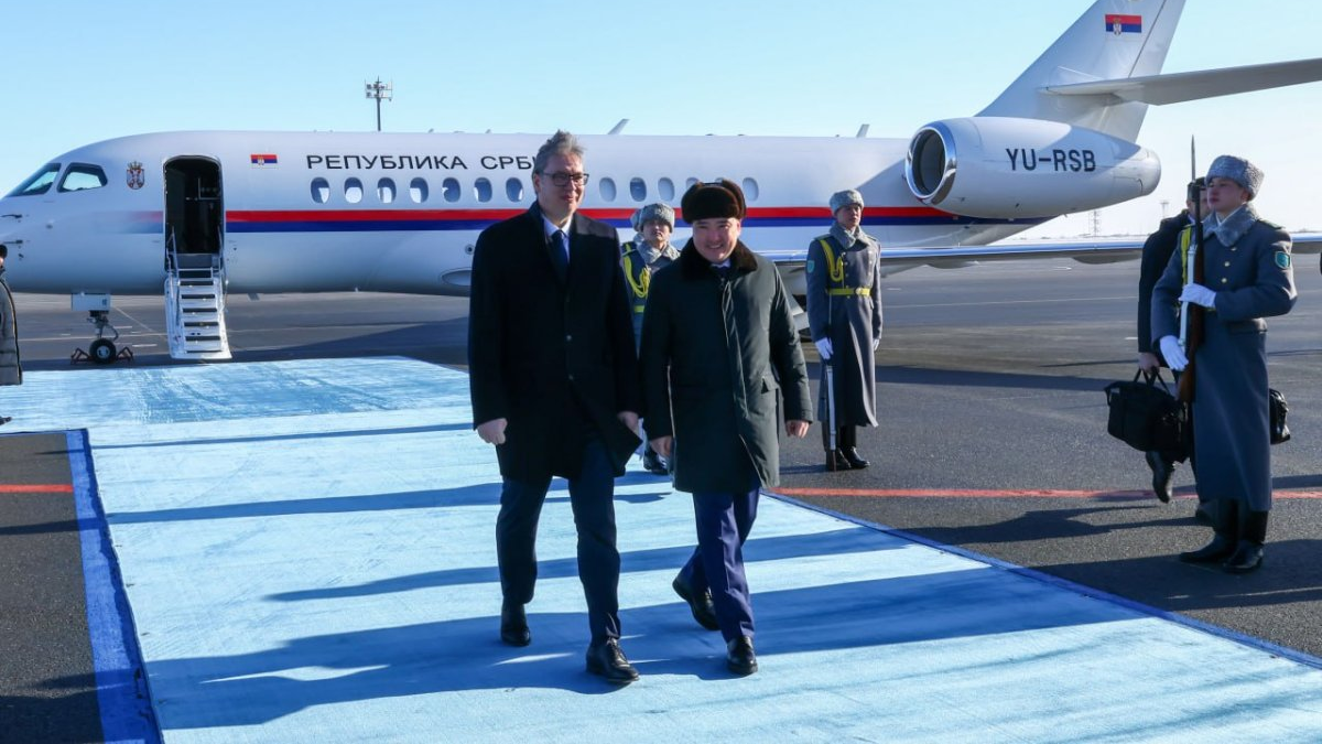 Сербия президенті ресми сапармен Астанаға келді 