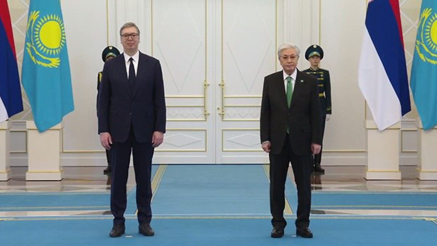 Ақордада Сербия президентін ресми қарсы алу рәсімі өтті