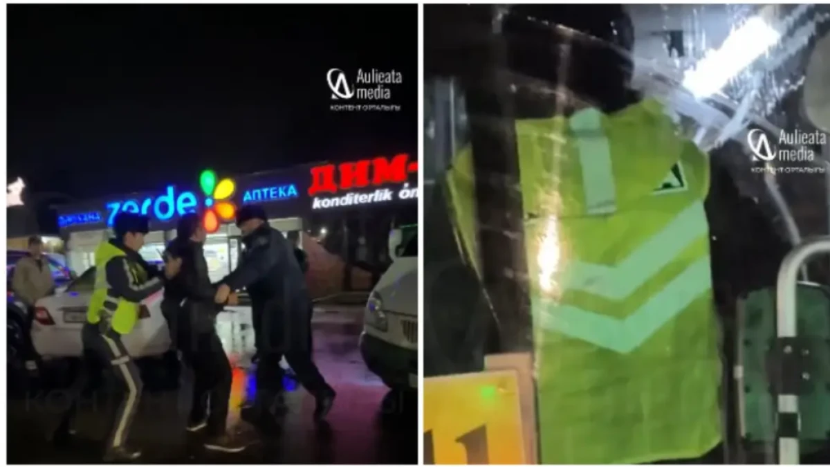 Таразда жолаушы автобус жүргізушісіне пышақпен шабуыл жасады