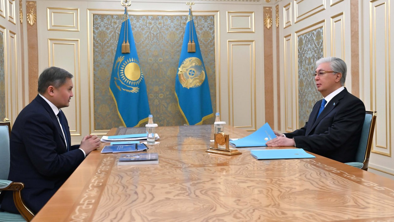 Тоқаев Ғылым және жоғары білім министрі Саясат Нұрбекті қабылдады