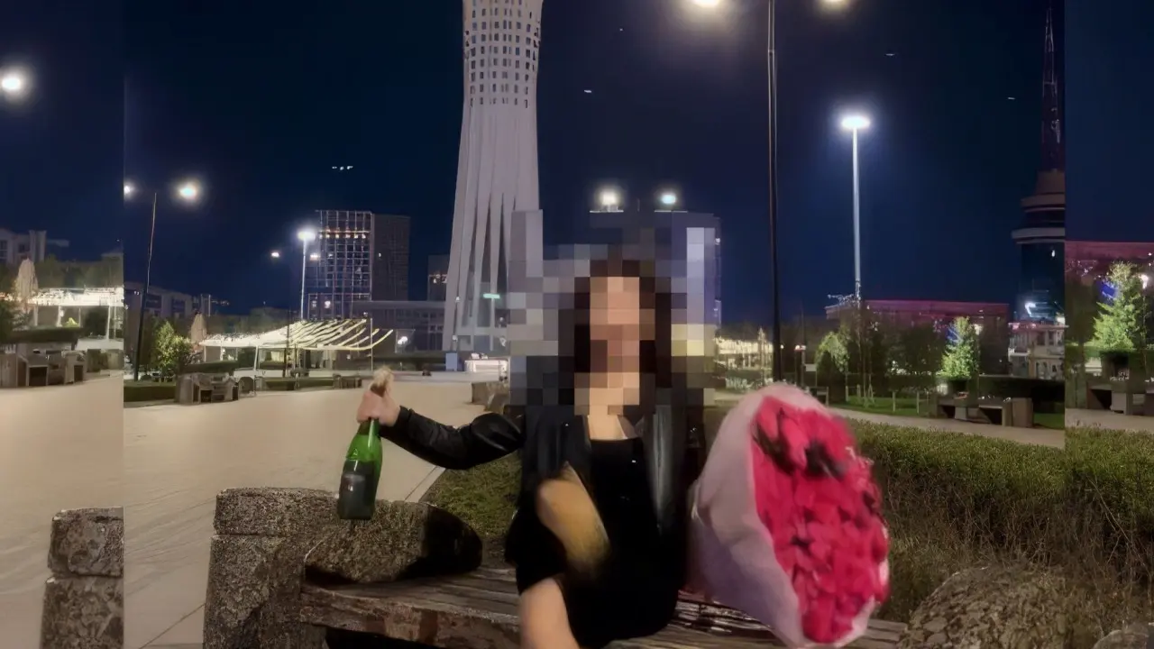 Шампан шашып тренд түсірген қыздар жазаға тартылды