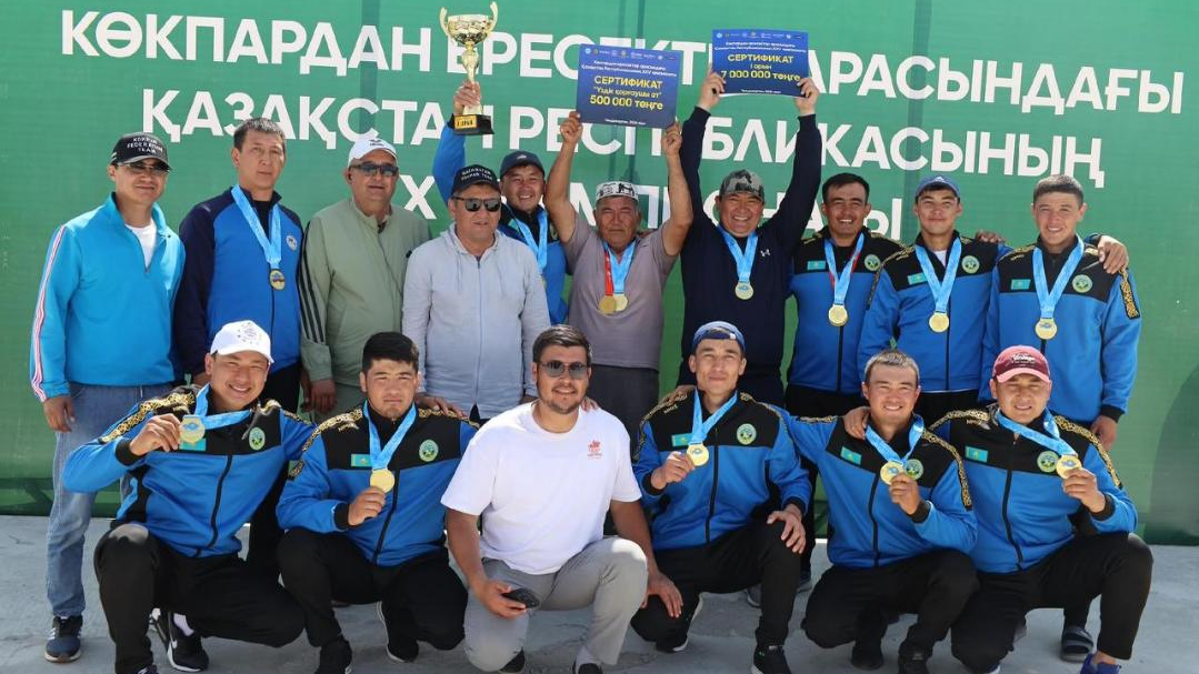 Көкпардан теңдессіз чемпион: «Әулиеата» командасы Талдықорғанда тарих жазды