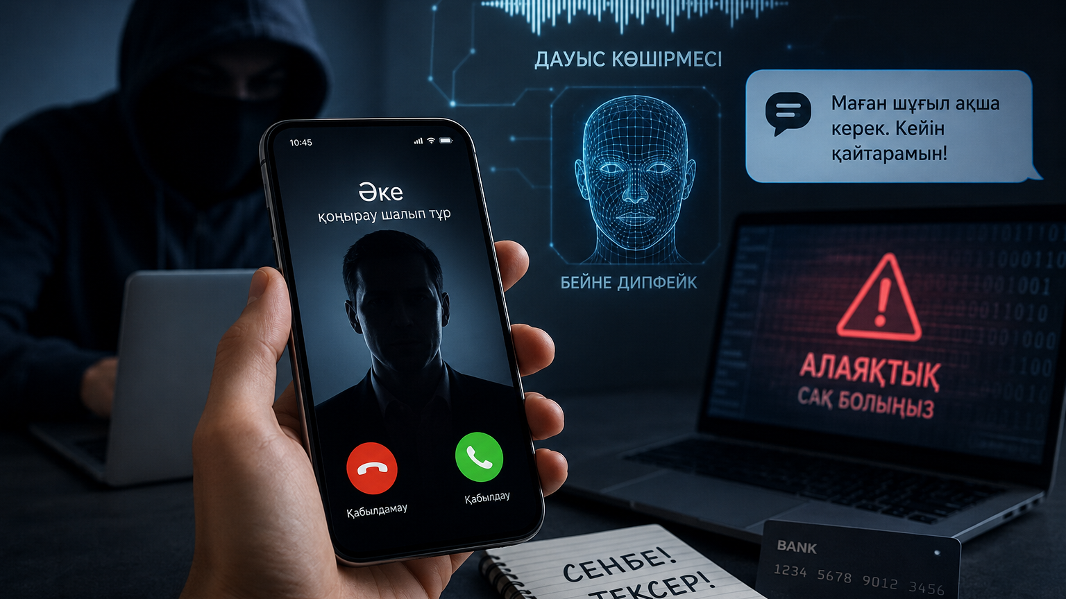 Енді алаяқтар сіздің даусыңызды да қолдан жасай алады