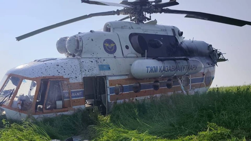 Павлодар облысында ТЖМ тікұшағы апатты жағдайда қонды 